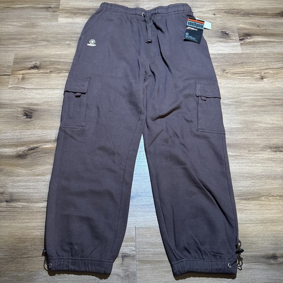 Southpole Other - NWT Vintage Southpole Sweatpants Mens XL Brown Baggy Cargo Y2K Oversized Hip Hop